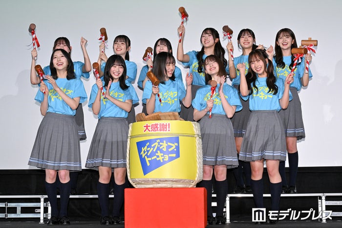 日向坂46四期生、全員で初舞台挨拶 佐々木美玲からの反応明かす「嬉しかったです」【ゼンブ・オブ・トーキョー】
