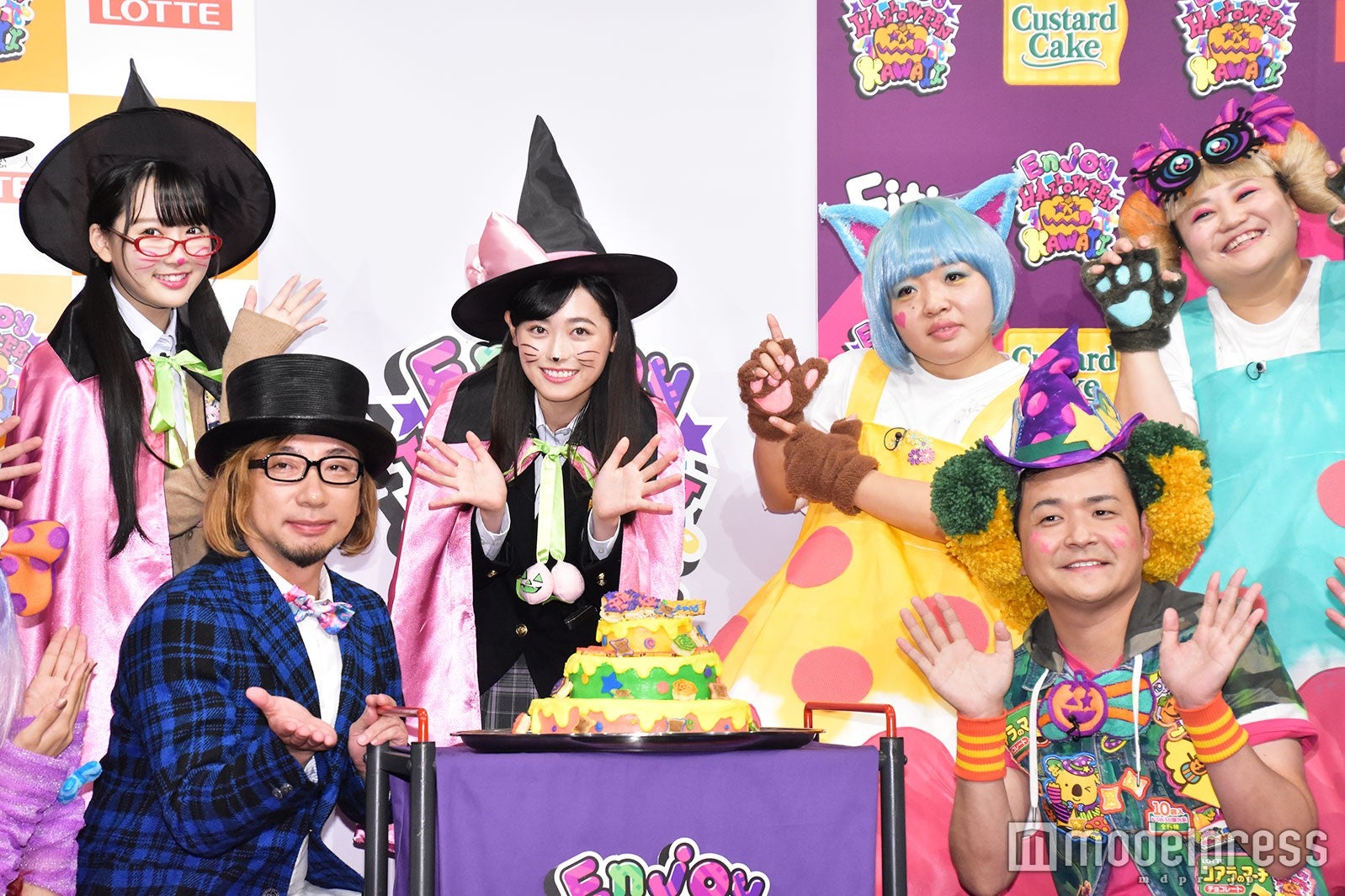 越智ゆらの、増田セバスチャン、福原遥、オカリナ、ノブ、ゆいP（C）モデルプレス