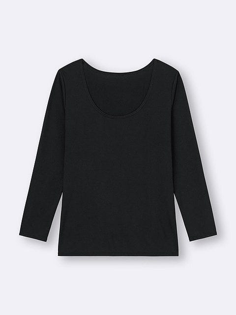 GU スタイルヒートUネックT GUのスタイルヒートUネックT