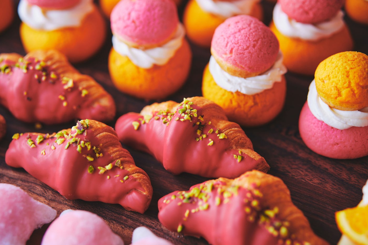 Craft Your Waffle Cone～ピーチ＆アイスクリーム スイーツビュッフェ ～／提供画像