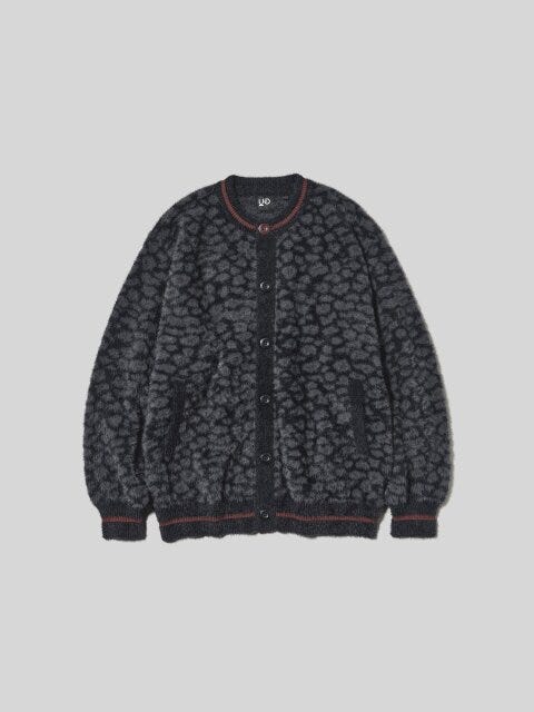 シャギークルーネックカーディガン 2025gu秋冬女性おすすめシャギークルーネックカーディガン