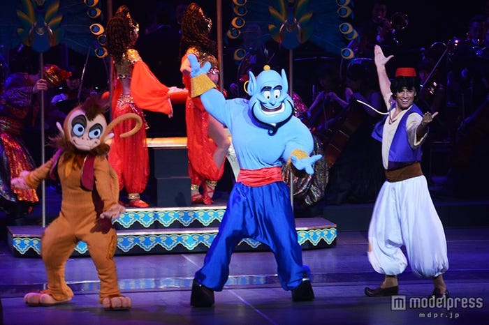 アブー、ジーニー、アラジンが登場