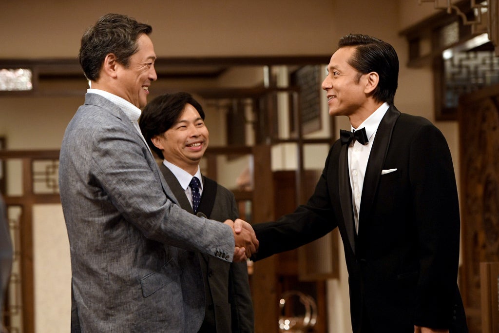 デビット伊東、浜野謙太、勝村政信（C）TBS