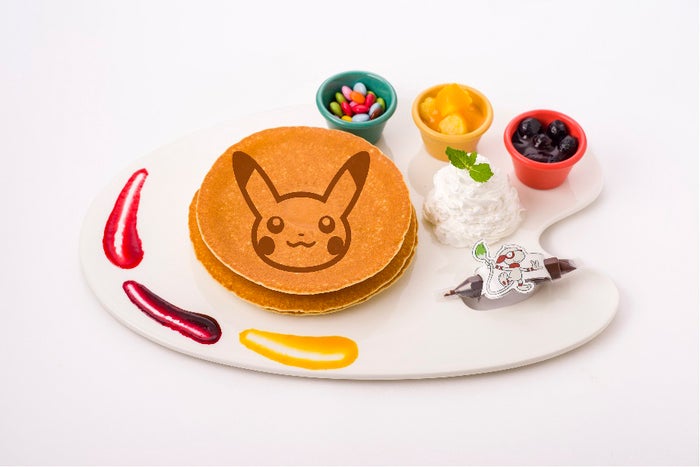 ドーブルのお絵かきパンケーキ 1,490円 （C）2019 Pokemon．（C）1995-2019 Nintendo／Creatures Inc.／GAME FREAK inc.ポケットモンスター・ポケモン・Pokemonは任天堂・クリーチャーズ・ゲームフリークの登録商用です。