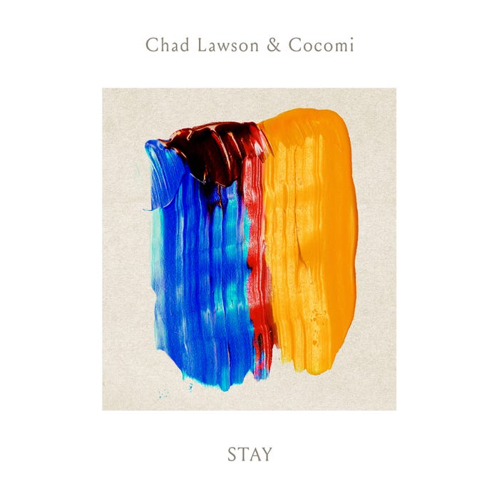 チャド・ローソン&Cocomi「STAY」デジタル・シングル ジャケット写真 (提供写真)