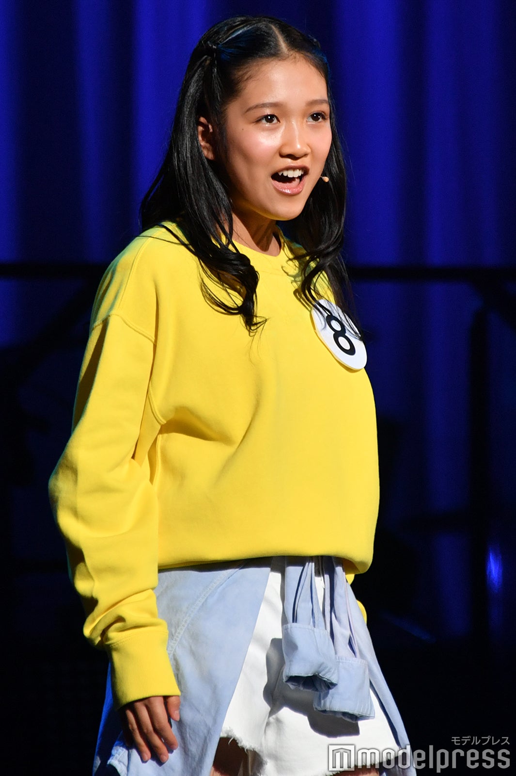 山崎玲奈さん／歌唱審査（C）モデルプレス