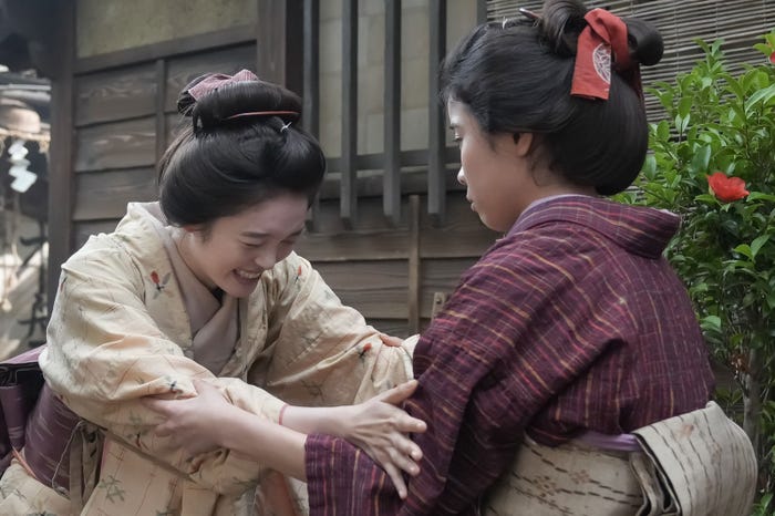 高石あかり、円井わん「ばけばけ」第53話(C)NHK