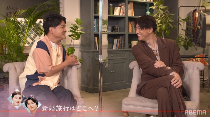 ノブ、三浦翔平(C)AbemaTV, Inc.