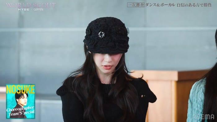 NOSUKEのマネをするモカ(C)AbemaTV,Inc