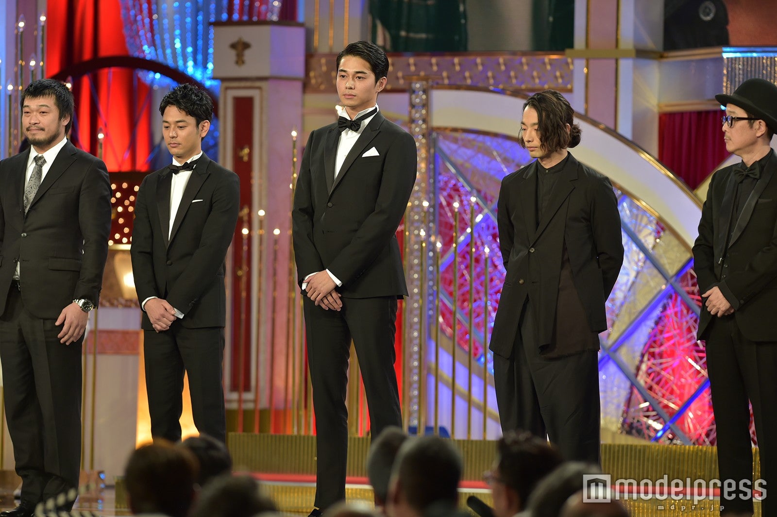 （左から）竹原ピストル、妻夫木聡、東出昌大、森山未來、リリー・フランキー（C）モデルプレス