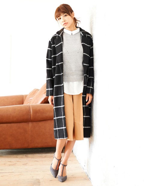 シャツレイヤード切替えカットソー「Re:EDIT by GALSTAR」3,998円（税込）／画像提供：Re:EDIT by GALSTAR