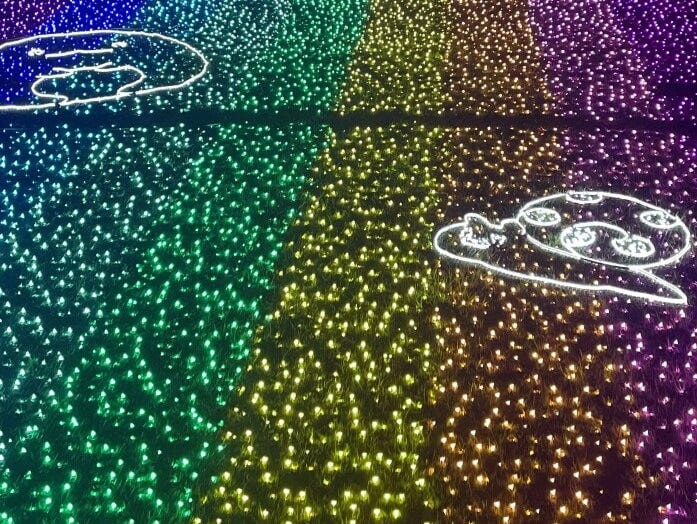 「光の虹のじゅうたん」