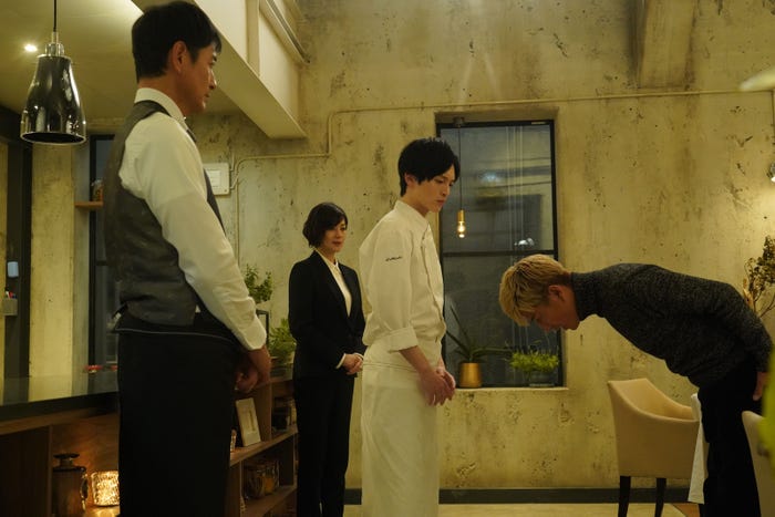 沢村一樹、鈴木京香、玉森裕太、木村拓哉「グランメゾン東京」(C)TBS