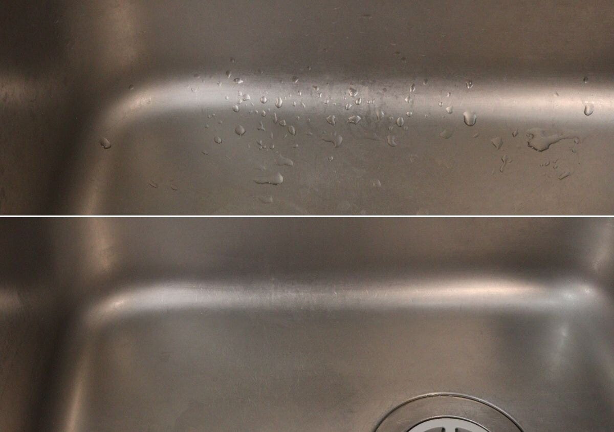 ダイソー　シンク洗いスポンジ　ビフォーアフター　使用感