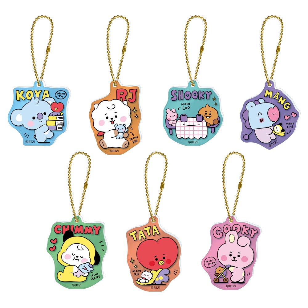 アクリルキーホルダー（ランダム7種）税込770円（C）BT21