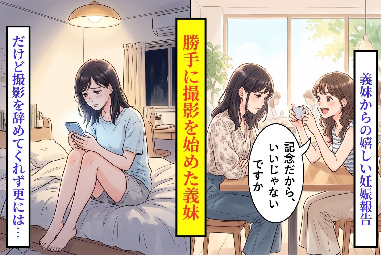 「記念だから、いいじゃないですか」断ったのに私を撮った義妹→数日後、SNSに上がっていた"反応集"に私の顔があった