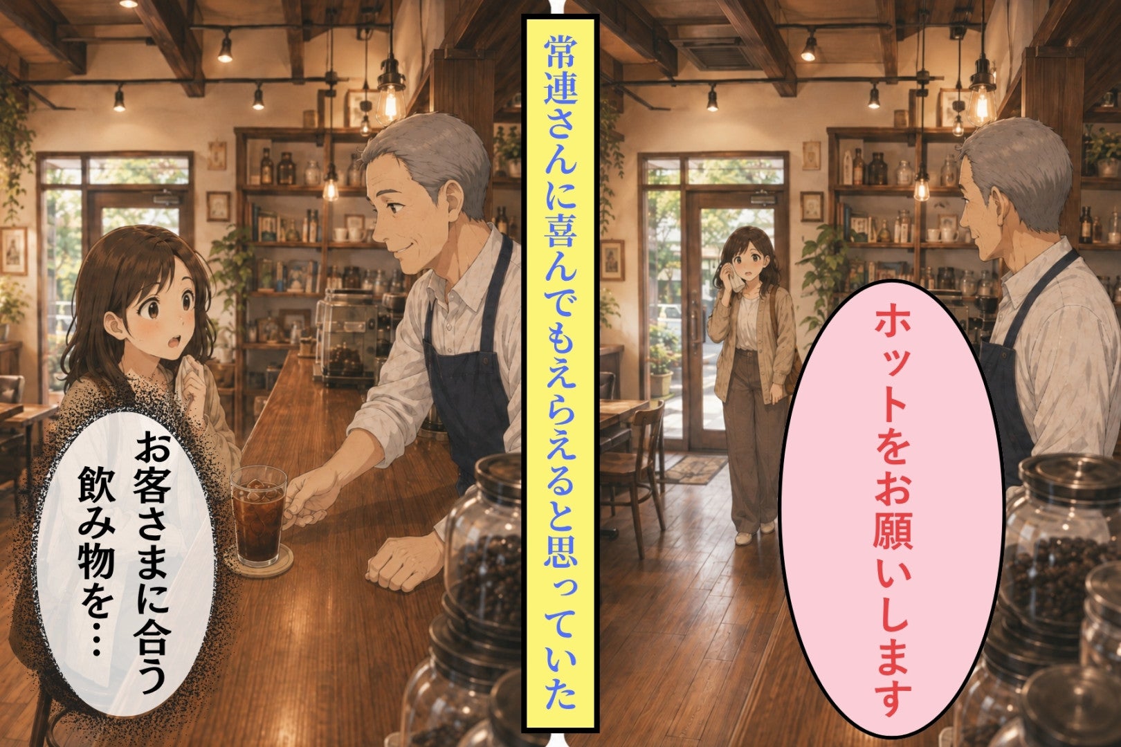 「今日はこちらです」と注文を変えた私。３年通った客が来なくなって気づいたこと