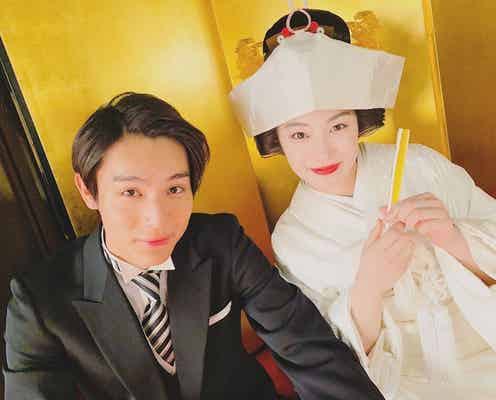 「なつぞら」中川大志、広瀬すずは「心から尊敬する人」 なつ&坂場の結婚式ショット公開