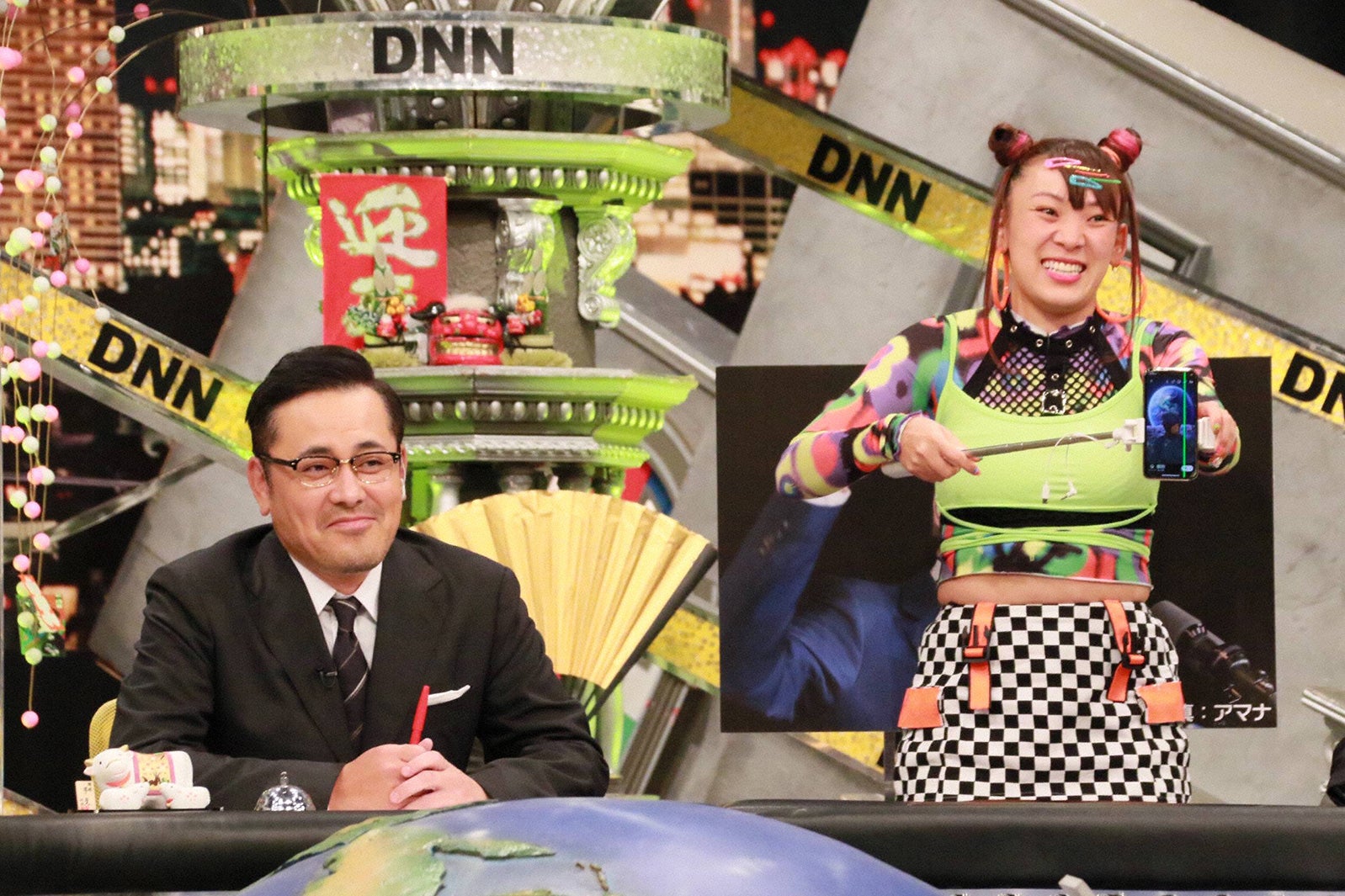 有田哲平、フワちゃん（C）フジテレビ