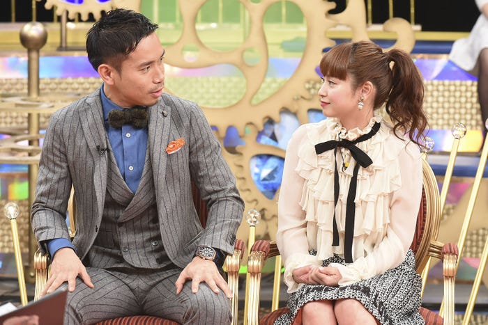 長友佑都、平愛梨(C)日本テレビ