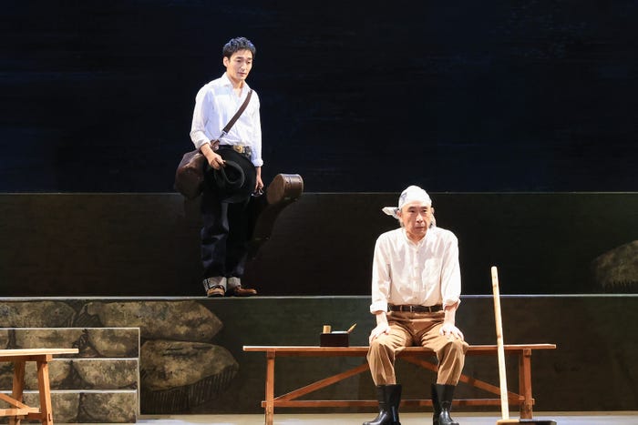 「シラの恋文」舞台写真/撮影:宮川舞子(写真提供:シス・カンパニー)