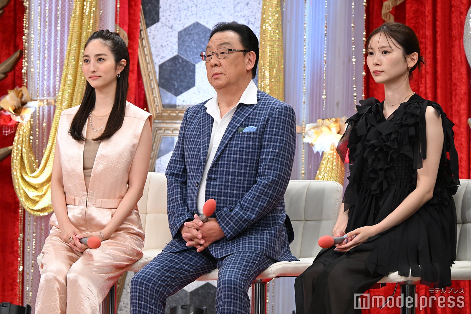 堀田茜、梅沢富美男、朝日奈央（C）モデルプレス