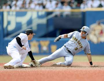 阪神・ドラ1立石 プロ初5番、脚で存在感 初盗塁＆激走内野安打 6試合ぶりマルチ「強い打球は行っている」