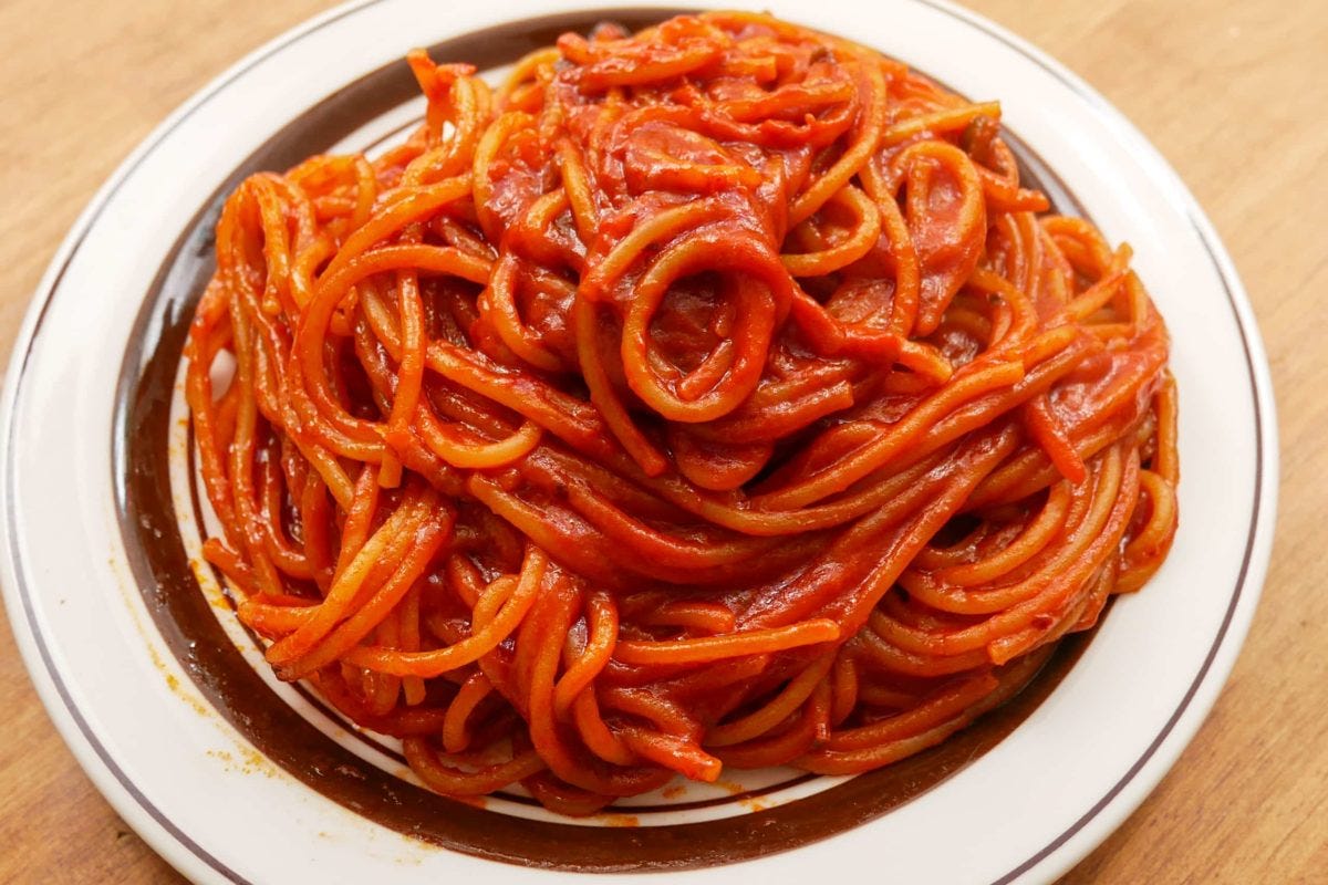 おこげパスタ・暗殺者のパスタ