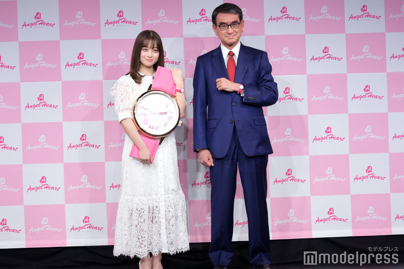 橋本環奈、河野太郎（C）モデルプレス