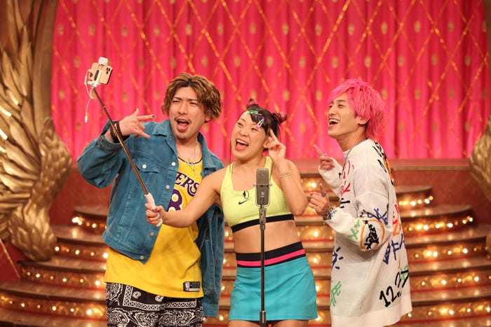 りんたろー。、フワちゃん、兼近大樹(C)フジテレビ