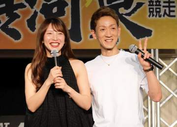 【ボート】住之江 佐藤翼と土屋南夫妻がトークショー「2人でオールスターに出て写真撮りたい」