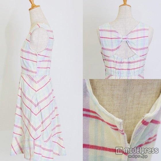 「Lily Broun」チェックワンピース「DOUBLE HEART」11,232円（税込）