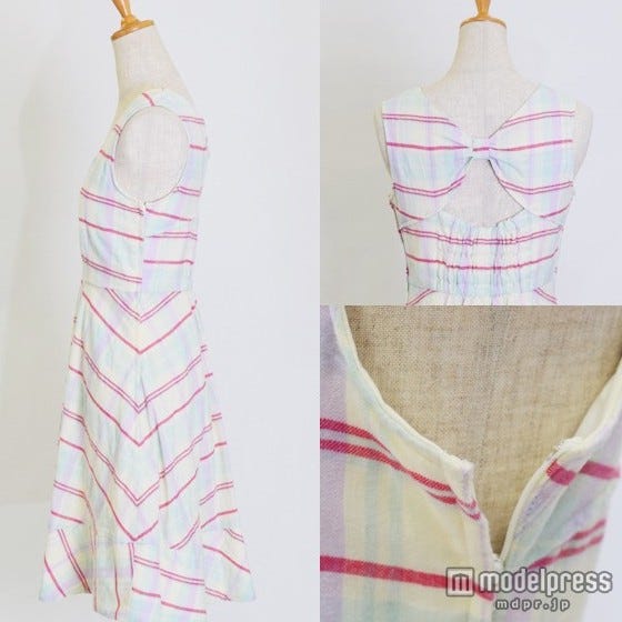 「Lily Broun」チェックワンピース「DOUBLE HEART」11,232円(税込)