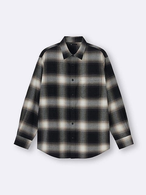 GUのフランネルシャツ