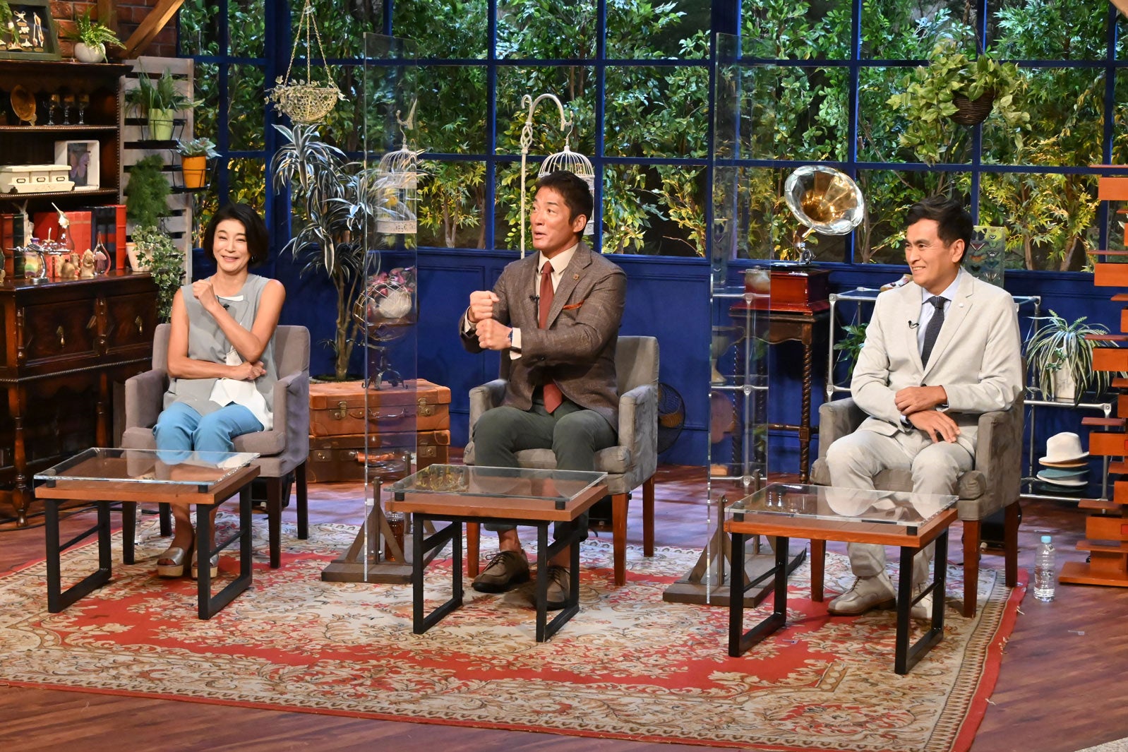 （左から）高嶋ちさ子、長嶋一茂、石原良純（C）テレビ朝日