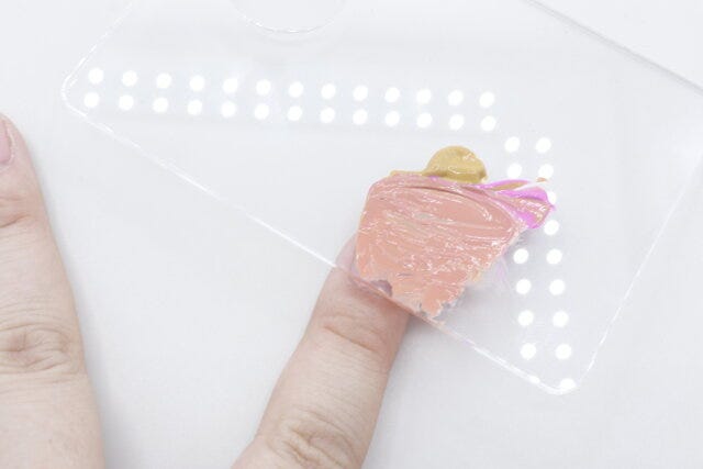 ダイソー　ネイルパレット　フィルム　使用例　色合わせ