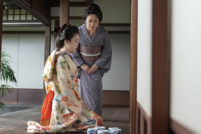 高石あかり、池脇千鶴「ばけばけ」第9話(C)NHK