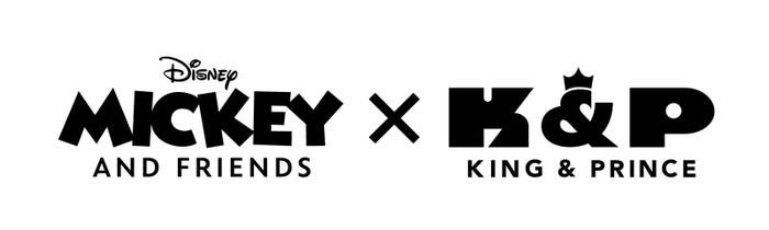 ミッキー&フレンズとKing & Princeのロゴが一体化したスペシャルロゴ(C)Disney