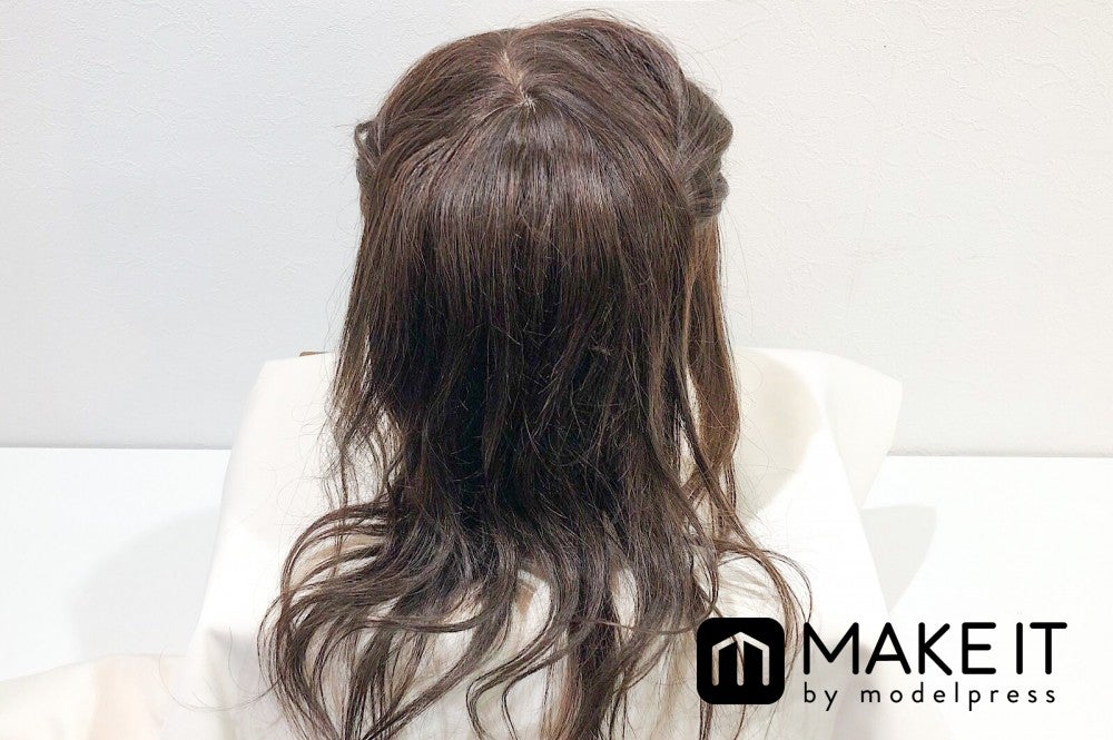 ハーフアップのやり方まとめ 簡単アレンジからお洒落なパーティヘアまで モデルプレス