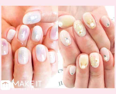 指先をふんわり彩る〈チークネイル〉まとめ|色っぽさも爽やかさもゲットして!