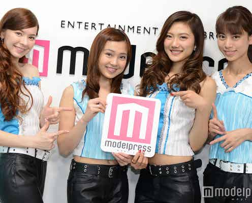 “4K映像で光る”美女グループ・4K Girls、「モデルプレスTV」に生出演<スタジオ潜入&インタビュー>