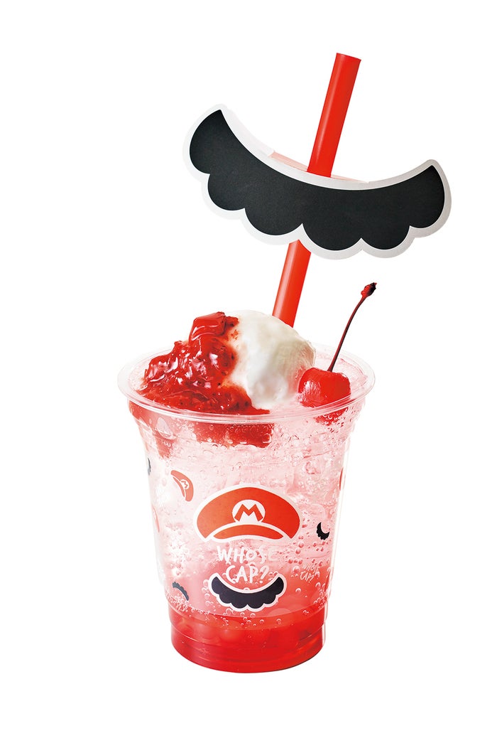 フルーツ・クリームソーダ マリオのいちごクリームソーダ(C)Nintendo