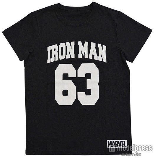 アイアンマン、ロゴTシャツ（黒）（税抜き￥1500）（C）Marvel2015