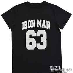 アイアンマン、ロゴTシャツ（黒）（税抜き￥1500）（C）Marvel2015