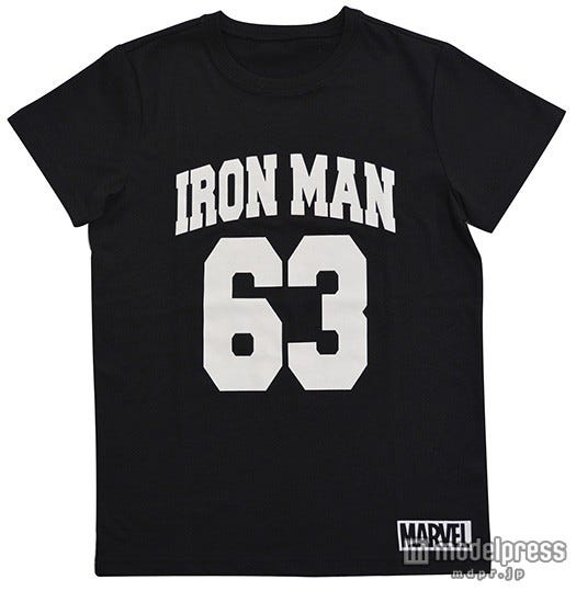 アイアンマン、ロゴTシャツ(黒)(税抜き¥1500)(C)Marvel2015