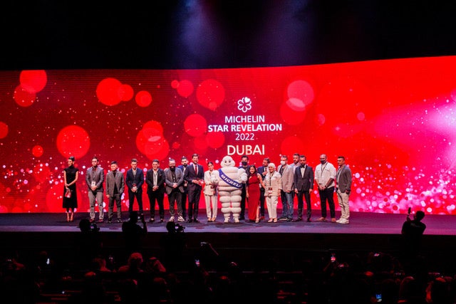 ミシュランガイド・ドバイ発表の様子／画像提供：ドバイ政府観光・商務局