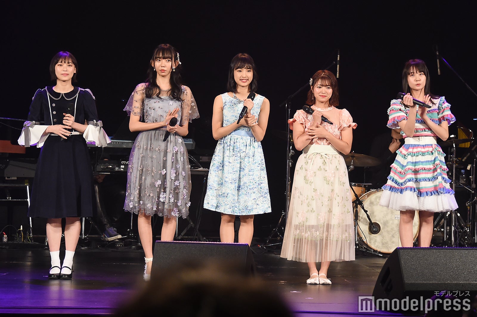 豊永阿紀、野島樺乃、歌田初夏、山内鈴蘭、立仙愛理／「AKB48グループ歌唱力No.1決定戦」決勝大会 （C）モデルプレス