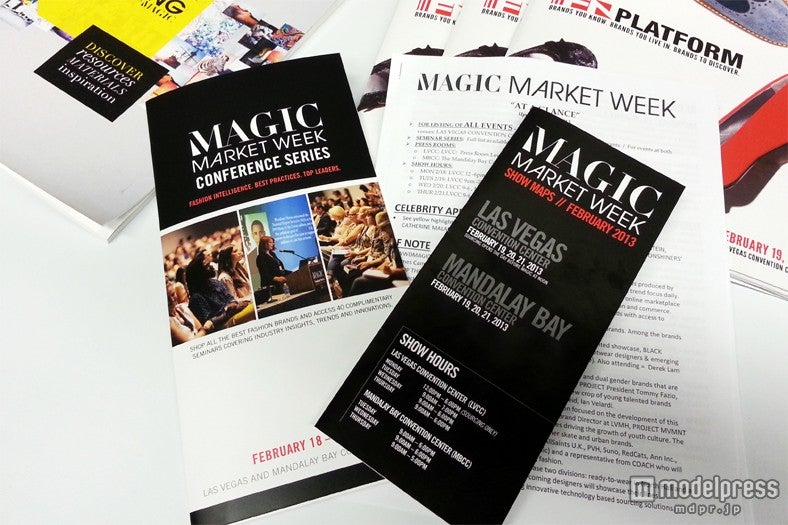 「MAGIC」会場パンフ（「MAGIC」2013S／Sにて）