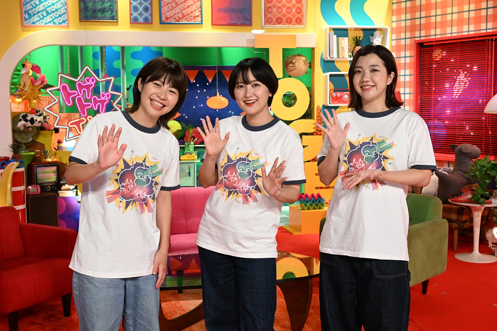 加納、サーヤ、福田麻貴（C）テレビ朝日