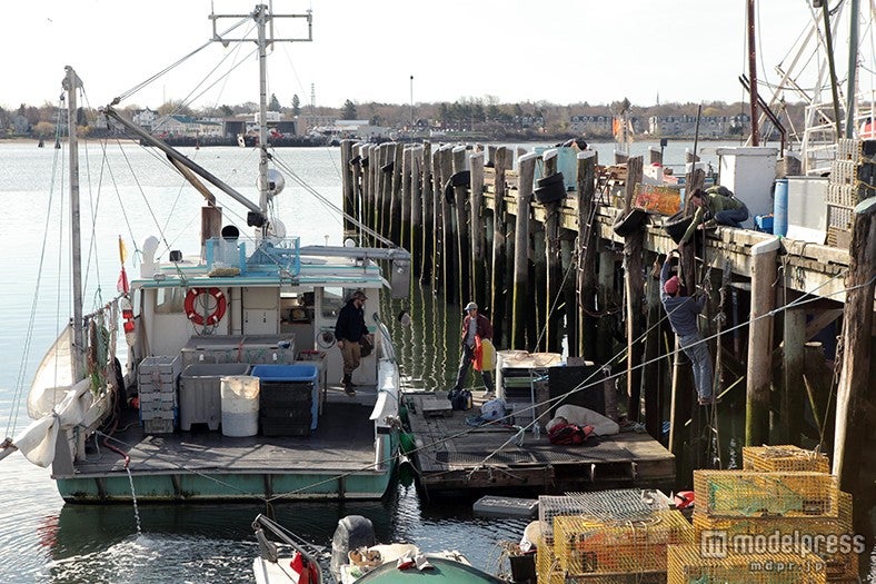 メイン州漁港／画像提供：ベイクルーズ